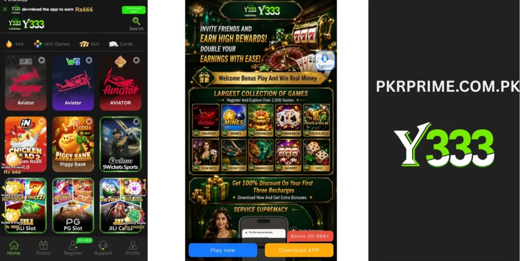 Y333 Game APK Feature Screen Shoots