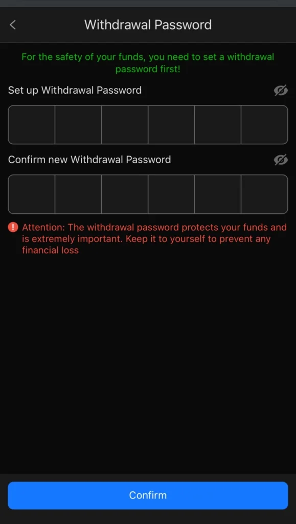 K888 Withdraw process
